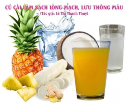 Công dụng điệu kì từ bài thuốc dân gian gồm dứa và củ cái giúp làm sạch lòng mạch, lưu thông máu. Mọi người đọc áp dụng nhé, dễ làm, nguyên liệu sẵn...