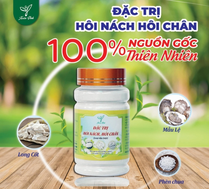 Bột đặc trị hôi nách tuổi dậy thì Xuân Vinh – Giải pháp tự tin cho con yêu chỉ 150K, dùng suốt 6 tháng