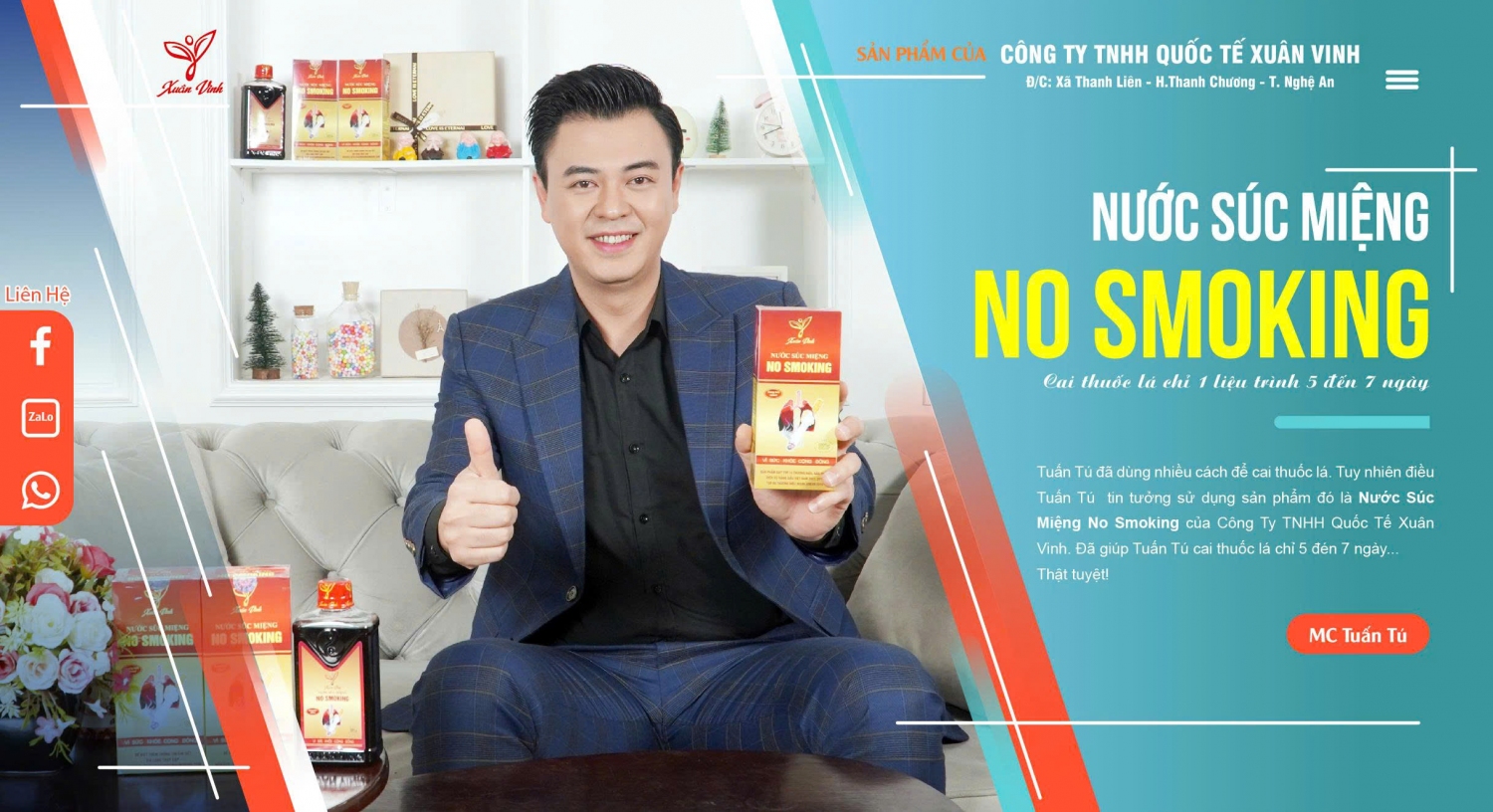 Lợi ích vượt trội của Thảo dược cai thuốc lá Xuân Vinh