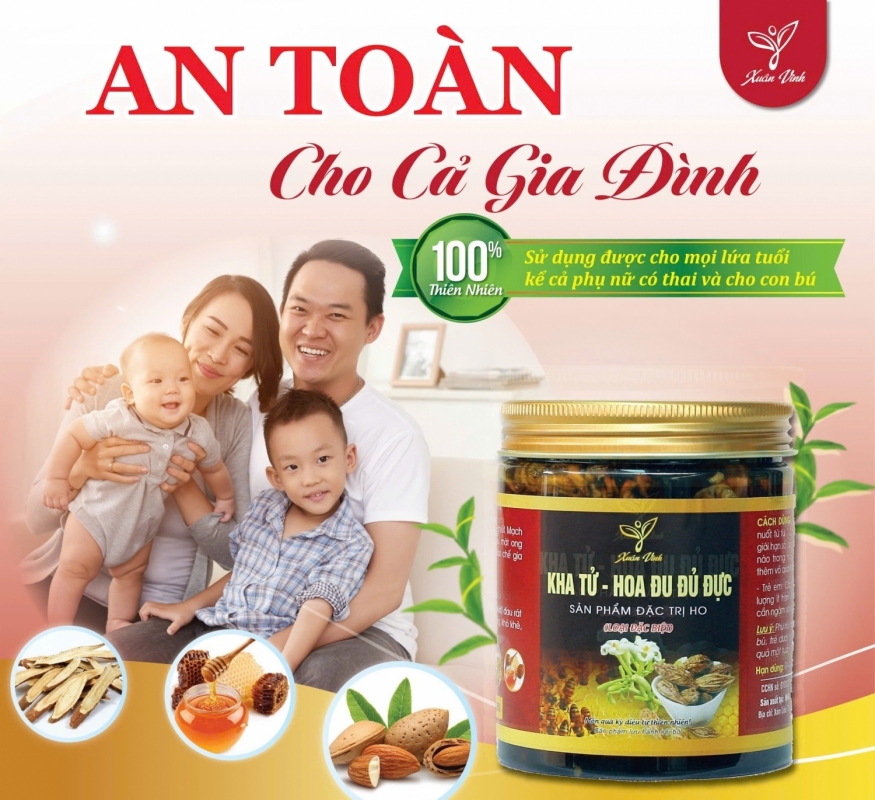Kha tử hoa đu đủ đực đặc trị ho Xuân Vinh